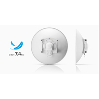 Ubiquiti UISP RD-5G30-LW 5GHz RocketDish 30dBi With Rocket Kit Light Weight. 2x2 Dual-polarity Performance. Compatible With Rocket Prism 5AC
