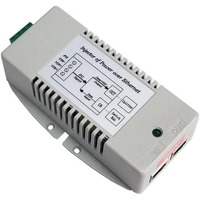Tycon Power TP-DCDC-1248GDX2-HP 10-15VDC IN Qty 2 Ports 802.3af at 56VDC 21W OUT DC to DC Converter and Gigabit PoE inserter