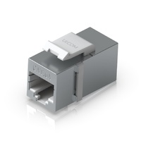 Ubiquiti Pass-through Cat6A Keystone Coupler, 12-Pack, For Connecting Pre-terminated Ethernet Cables Seamlessly, 2Yr Warr