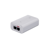 Ubiquiti PoE Adapter U-POE-af Up to 15W of PoE RJ45 Data Input AC Cable With Earth Groundm PoE Output Compatible With Most UniFi Protect Cameras