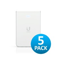 Ubiquiti UniFi Wi-Fi 6 In-Wall Wall-mounted Access Point with a built-in PoE switch - 5 pack