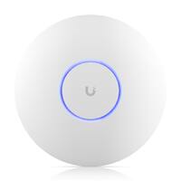 Ubiquiti UniFi WiFi 7 AP U7-Pro Ceiling-mount AP 6 GHz Support 2.5 GbE Uplink 9.3 Gbps Over-the-air Speed PoE Powered 300 Connect Devices