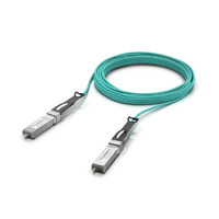 Ubiquiti 25 Gbps Long-Range Direct Attach Cable UACC-AOC-SFP28-10M Long-range SFP28 10m Length Support 25 10 1 Gbps PVC Cable Jacket Aqua Color