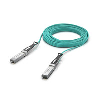 Ubiquiti 25 Gbps Long-Range Direct Attach Cable UACC-AOC-SFP28-20M Long-range SFP28 20m Length Support 25 10 1 Gbps PVC Cable Jacket Aqua Color