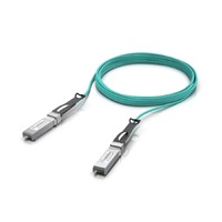 Ubiquiti 25 Gbps Long-Range Direct Attach Cable UACC-AOC-SFP28-5M Long-range SFP28 5m Length Support 25 10 1 Gbps PVC Cable Jacket Aqua Color