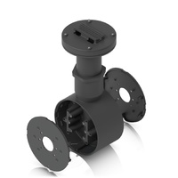 Ubiquiti Camera Dual Mount,Black,Tamper-resistant,Back-to-back,2 Bullet Dome Turret,Sup Surface Pole Pendant Instal,1 1 2 ft NPS Thread Conduit,2Yr Wa