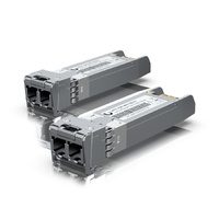 Ubiquiti 10G Multi-Mode Optical Module, SFP Transceiver Supports 10G Connections Up To 300m Using Multi-Mode Fiber, Duplex LC UPC Connector.