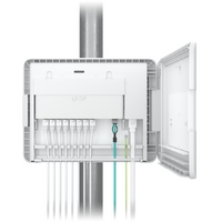 Ubiquiti UISP Box Outdoor Box for UISP-R  UISP-S Pole or Wall-Mountablke IPX6-Rated Water Resistance Power TransPort Cable Required For Operation