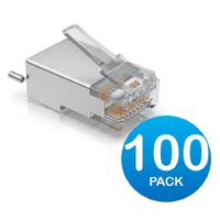 Ubiquiti UISP Surge Protection Connector SHD UISP-Connector-SHD 100 Pack Sheilded Cable RJ45 Connector Replaces TC-Con