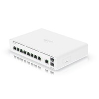 Ubiquiti UISP Host ConsoleIntegrated Switch  Multi-gigabit Ethernet Gateway (9) GbE RJ45 ports (2) 10G SFP ports Up to 8500 Mbps Throughput