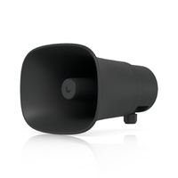 Ubiquiti AI Horn Speaker, Black,All-weather PoE 120 dB Horn Speaker With Advanced AI Alert FunctionalityVersatile Wall, Corner,Pole Mounting Options