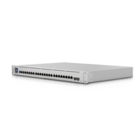 Ubiquiti UniFi Network Switch USW-Enterprise-24-PoE 24-Port POE400W (12)1GbERJ45 Ports (12)2.5GbERJ45 Ports(2)10GSFP Ports Layer 3Rack Mount