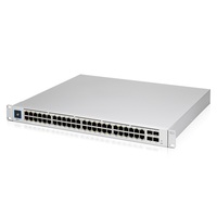 Ubiquiti UniFi Network Switch USW-Pro-48-POE 48-Port POE 600W (40) GbE PoE(8) GbE PoE Ports (4) 10G SFP Ports Layer 3 Rack Mount