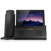 Ubiquiti Phone Touch Max, Premium Desktop Smartphone,Ultimate User Experience,7 ft Touch Display, PoE In,Bluetooth, 5V, 3A USB type C, Black, 2 Yr War