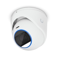 Ubiquiti  G6 Pro Turret, White, All-Weather Tamper-Resistant 4K PoECam, AI Engine, 2.36x Optic Zoom,1 1.2 ftCMOS, Light Clarity,L-Range IR Night Visio