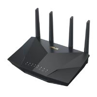 ASUS  RT-AX5400 AX5400 Dual Band WiFi 6 (802.11ax) Extendable Router Included built-in VPN AiProtection Pro Network Security Parental Contro
