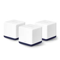 Mercusys Halo H50G(3-pack) AC1900 Whole Home Mesh Wi-Fi System 500m² 1300Mbps 600Mbps 3xGigabit Port Per Unit QoS Router Access Point