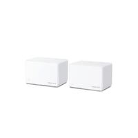 Mercusys Halo H80X(2-pack) AX3000 Whole Home Mesh WiFi 6 System 3000 Mbps Dual Band Wi-Fi Up to 460 Square Meters 574 2402 Mbps MU-MIMO BeamF