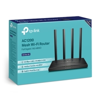 TP-Link Archer A6 AC1200 Wireless MU-MIMO Gigabit Router (OneMesh) Dual-Band Wi-Fi  867 Mbps at 5 GHz and 300 Mbps at 2.4 GHz band
