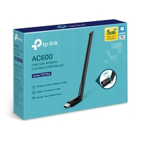 TP-Link Archer T2U Plus AC600 High Gain Wi-Fi Dual Band USB Adapter433Mbps at 5GHz  200Mbps at 2.4GHz USB 2.0 1 high gain antenna