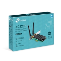 TP-Link Archer T4E AC1200 Wireless Dual Band PCIe Adapter 867Mbps   5Ghz 300Mbps   2.4Ghz