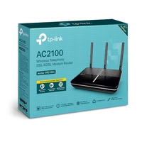 TP-Link Archer VR2100v AC2100 Wireless MU-MIMO VDSL ADSL Telephony Modem Router VDSL2 With VoIP Profile 35b Up To 1733Mbps MU-M