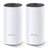 TP-Link Deco M4 (2-pack) AC1200 Whole Home Mesh Wi-Fi System.  ~260sqm Coverage Up to 100 Devices Parental Control