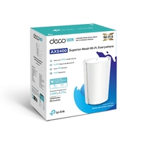 TP-Link Deco X73-DSL AX5400 VDSL Whole Home Mesh Wi-Fi 6 System 270sqm Coverage For 1-3 Bedroom Houses Dual-Band OFDMA MU-MIMO Beamforming