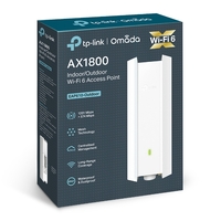TP-Link EAP610-Outdoor AX1800 Indoor Outdoor WiFi 6 Access Point 1.8 Gbps Long Range Coverage IP67 Weatherproof OFDMA MU-MIMO Omada Messh