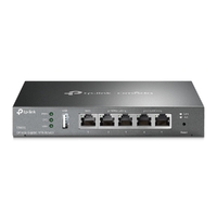 TP-Link TL-ER605 (TL-R605) SafeStream Gigabit Multi-WAN VPN Router PPPoE 1 WAN 3 Changeable WAN LAN Ports 10BASE-T Centralised Cloud Omada