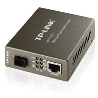 TP-Link MC111CS 10 100Mbps SC WDM Media Converter Monomode Simplex 10 100Base-TX 100Base-FX standards Link Fault Passthrough and Far End Fault