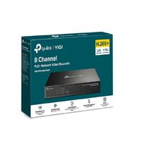 TP-Link VIGI NVR1008H-8MP 8 Channel PoE+ Network Video Recorder, 113W PoE Budget, H.265+, 4K Video Output & 16MP Decoding Capacity 3Y (LD)