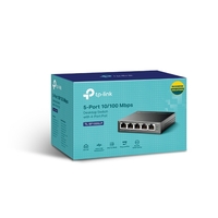 TP-Link TL-SF1005LP 5-Port 10 100Mbps Desktop Switch with 4-Port PoE 41W IEEE 802.3af compliant 1Gbps Switching