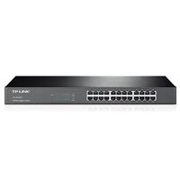 TP-Link TL-SG1024 24-Port Gigabit 19 inch Rackmountable Unmanaged Switch energy-efficient Supports MAC Plug  play 48Gbps Switching Capacity