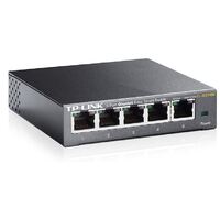 TP-Link TL-SG105E 5-Port Gigabit Desktop Easy Smart Switch 5 10 100 1000Mbps RJ45 Ports MTU Port Tag-based VLAN QoS IGMP Snooping