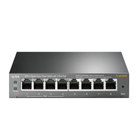TP-Link TL-SG108PE 8-Port Gigabit Easy Smart Switch with 4-Port PoE 55W IEEE 802.3af Fanless VLAN Features