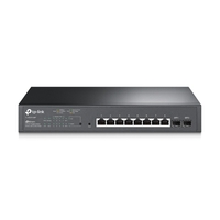 TP-Link TL-SG2210MP 10-Port Gigabit Smart Switch with 8-Port PoE 1xFan 14.9Mpps Support Omada SDN 802.1p CoS DSCP QOS IGMP Snoop Rack Mountable