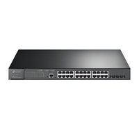 TP-Link TL-SG3428XMP JetStream 24-Port Gigabit and 4-Port 10GE SFP L2 Managed Switch with 24-Port PoE Omada