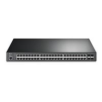 TP-Link TL-SG3452P JetStream 52-Port Gigabit L2 Managed Switch with 48-Port PoE 384W PoE Budget Integrated into Omada SDN