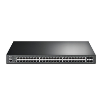 TP-Link TL-SG3452XP JetStream 48-Port Gigabit and 4-Port 10GE SFP L2 Managed Switch with 48-Port PoE  Omada