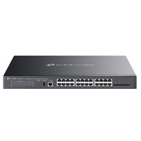 TP-Link SG5428XMPP Omada 24-Port Gigabit Stackable Lite L3 Managed PoE Switch with 4 10G Slots