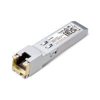 TP-Link TL-SM331T 1000BASE-T RJ45 SFP Module. 100m Reach Over UTP Cat 5e Or Above Cable 1000BASE-T TX Disable Hot Swappable
