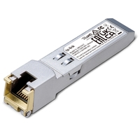 TP-Link TL-SM5310-T 10G BASE-T RJ45 SFP Module Transmit data up to 30m at 10 Gbps Support DDM Support TX Disable function Metallic EnclosuRR