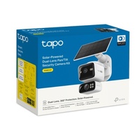 TP-Link TC93D KIT Solar-Powered Dual-Lens Pan Tilt Security Camera Kit