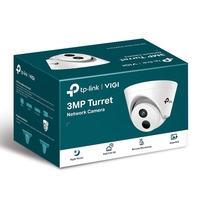 TP-Link VIGI 3MP C400HP-4 Turret Network Camera, 4mm Lens, Smart Detection, Smart IR, WDR, 3D NDR, Night Vision, H.265+, PoE/12V DC 2YWT