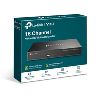 TP-Link VIGI NVR1016H 16 Channel Network Video Recorder 24 7 Continuous Recording Up To 10TB 16 Channel Live View UpTo 8MP (HDD Not Included)
