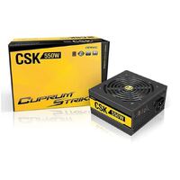 Antec CSK 550W 80 Bronze up to 88pct Efficiency Flat Cables 120mm Silent Fans 2x PCI-E 8Pin Continuous power PSU AQ3