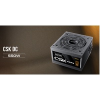Antec CSK550DC 80 Bronze 115V, Continuous Power, DC to DC, Flat Cables, 5Yrs Warranty. CircuitShield Protections, Thermal,Reliable Value Power Supply