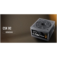 Antec CSK650DC 80 Bronze 115V, Continuous Power, DC to DC, Flat Cables, 5Yrs Warranty. CircuitShield Protections, Thermal,Reliable Value Power Supply