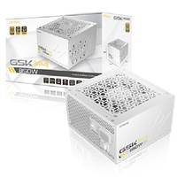 Antec GSK850 V2 WH 80 Gold Fully Modular - WHITE, 850W, ATX 3.1, 14015086mm, 120mm fan, PCIE 5.1, 12VHPWR, OCP OVP UVP SCP OTP, 7Y warranty.